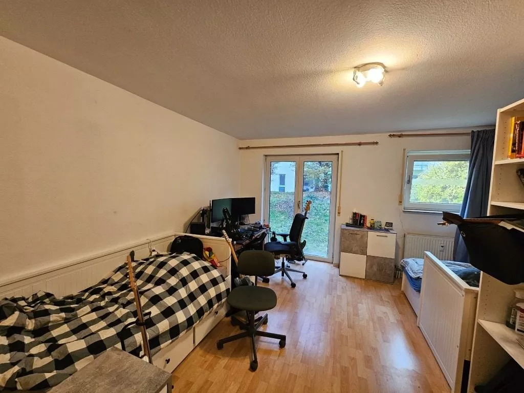 Immobilienangebot - Karlsruhe - Alle - 1 Zimmer Erdgeschosswohnung in zentraler Lage von Karlsruhe