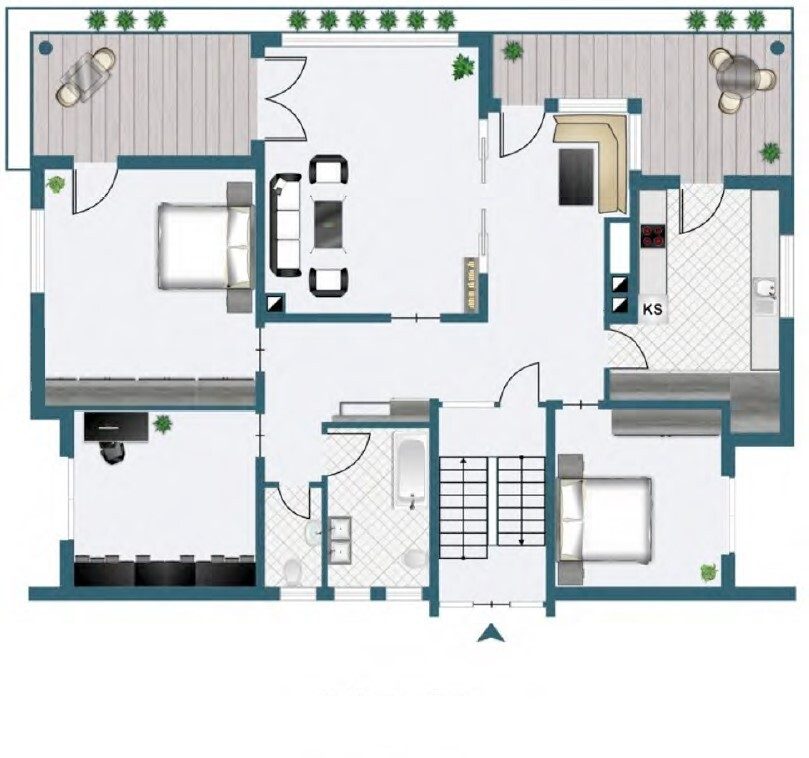 Immobilienangebot - Baden-Baden - Alle - Modernisierte 4,5 Zimmer-Wohnung in begehrter Lage von Baden-Baden