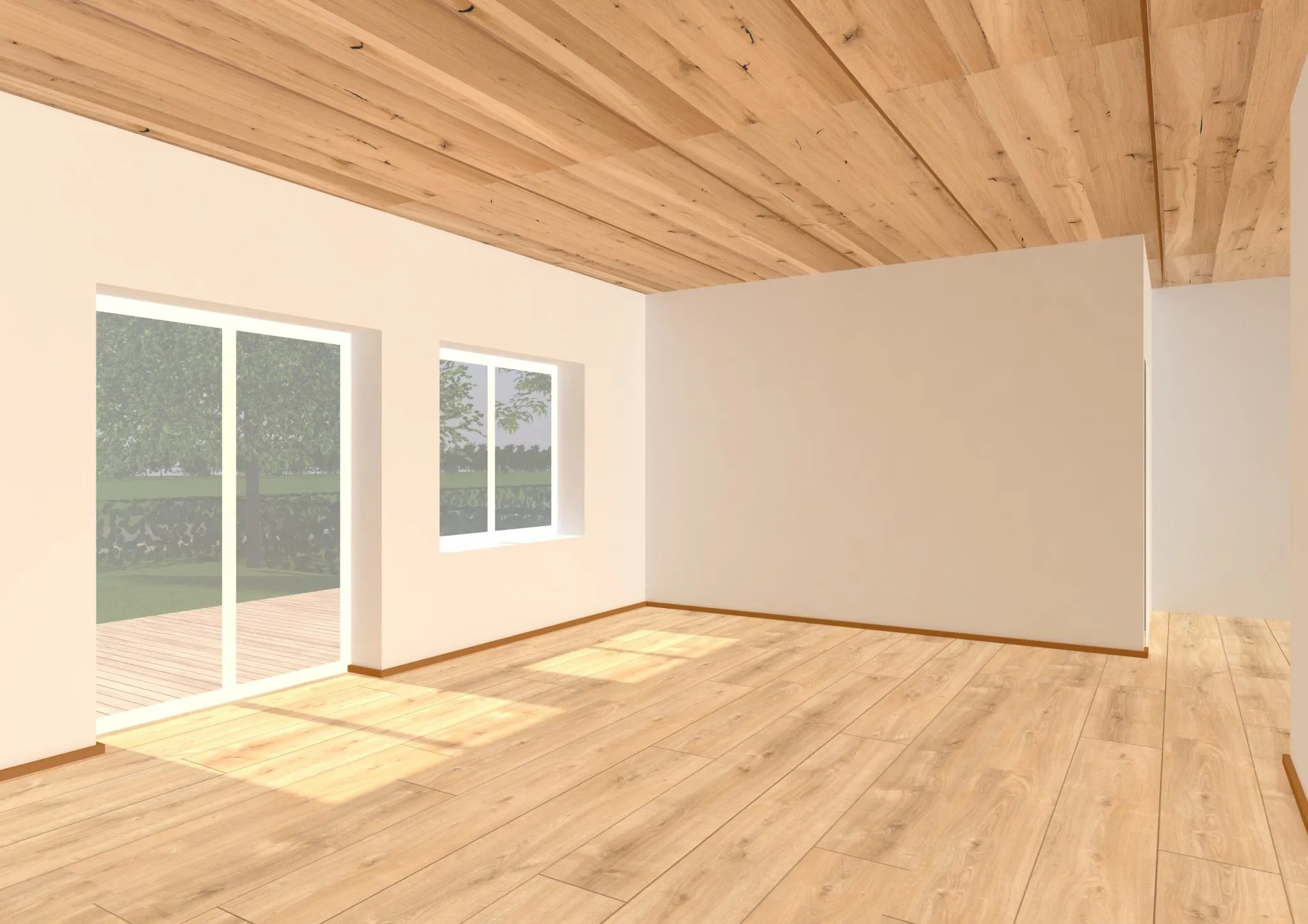 9LangVisualisierung Innenansicht Immobilienangebot - Dettenheim - Alle - Schnell sichern ! :NEUBAU: 4 Zimmerwohnung im 2. Obergeschoss mit Loggia