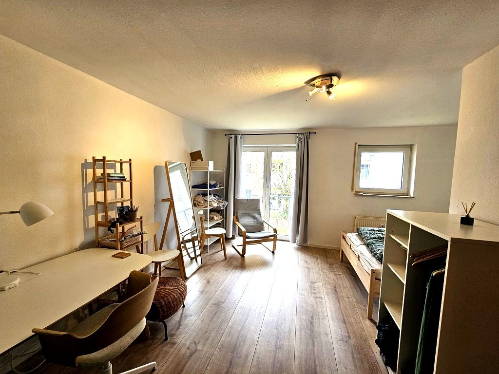 1LangZimmer Immobilienangebot - Karlsruhe - Alle - Top Investment: 1-Zimmer-Wohnung mit Tiefgaragenstellplatz in gefragter Südstadtlage