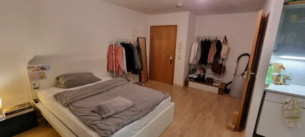 Immobilienangebot - Karlsruhe - Alle - Helle 1 Zimmer Wohnung mit Balkon in zentraler Lage!