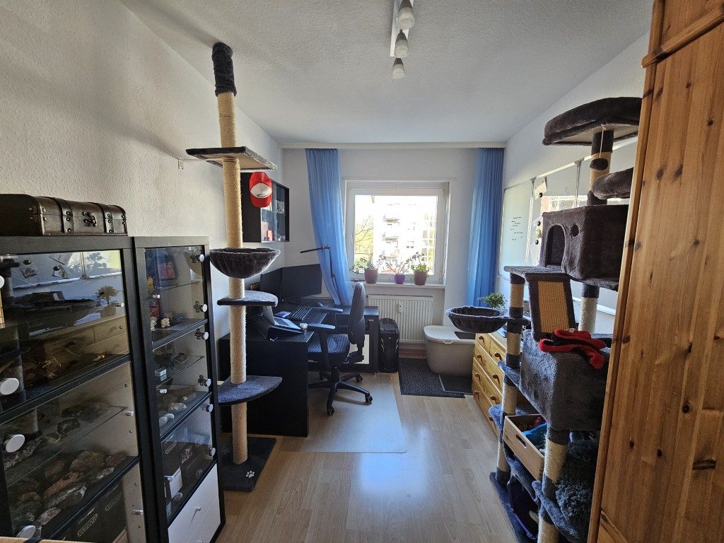 Immobilienangebot - Karlsruhe - Alle - Bezugsfrei in KA-Nordweststadt ++ 3-Zimmer-Wohnung mit Balkon, Aufzug & Garage