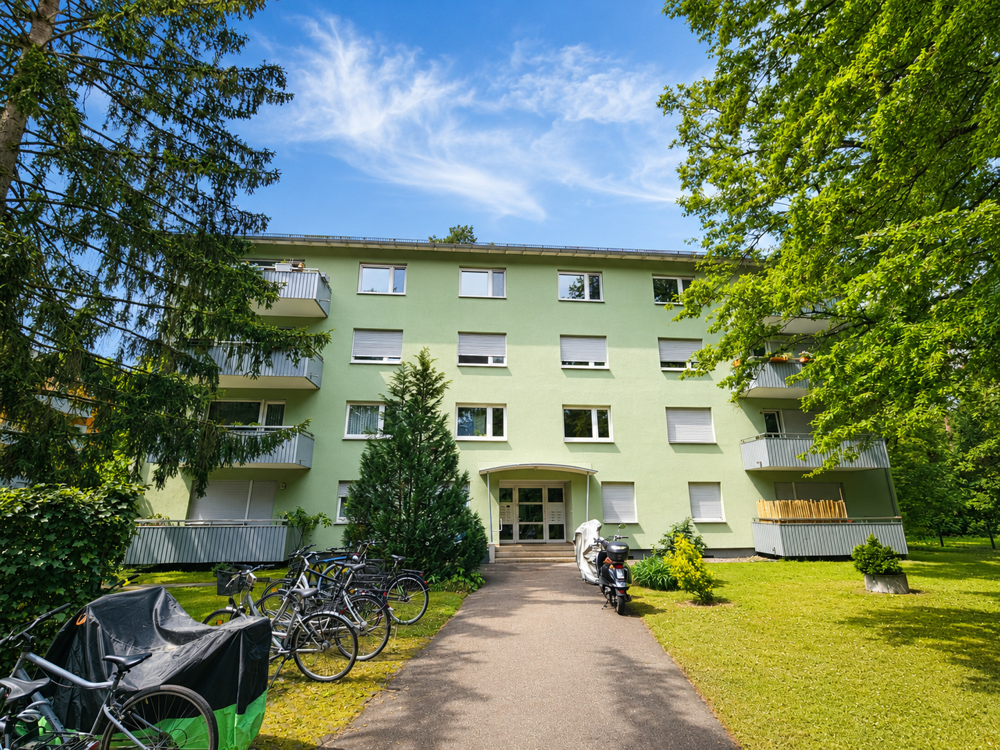 Immobilienangebot - Karlsruhe - Alle - :: Karlsruhe-Nordstadt :: Helle 3 Zimmer EG Wohnung ++ zwei Balkone ++ Kapitalanlage mit Potenzial