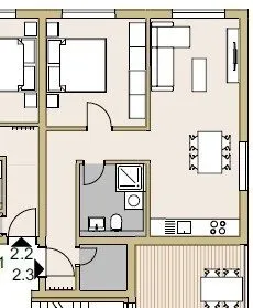 Immobilienangebot - Dettenheim - Alle - Neubau-Highlight: 2-Zimmer-Wohnung im 1. Obergeschoss mit 2 Stellplätzen – jetzt sichern!