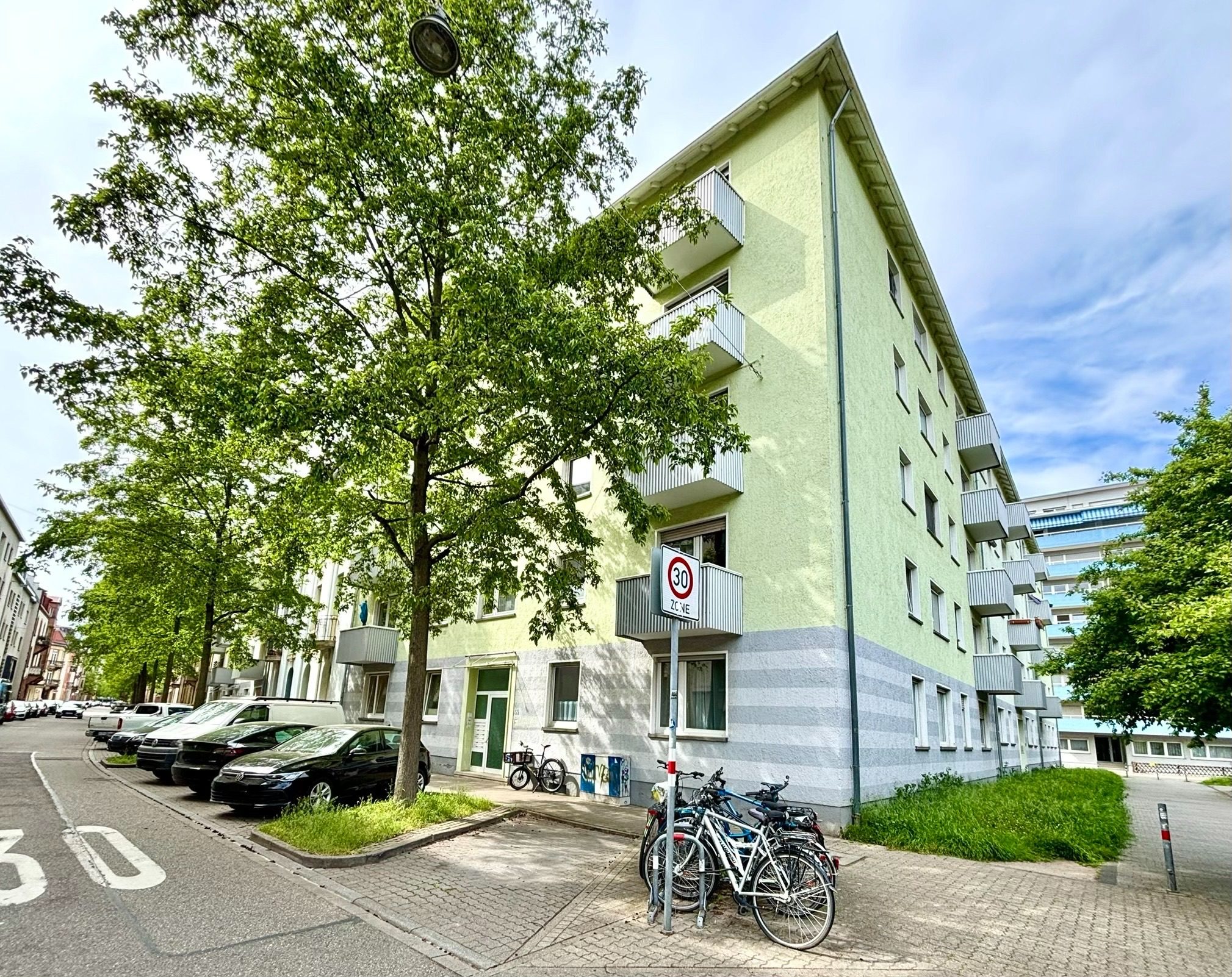 Immobilienangebot - Karlsruhe - Alle - 2-Zimmer-EG-Wohnung in Top-Lage – Oststadt