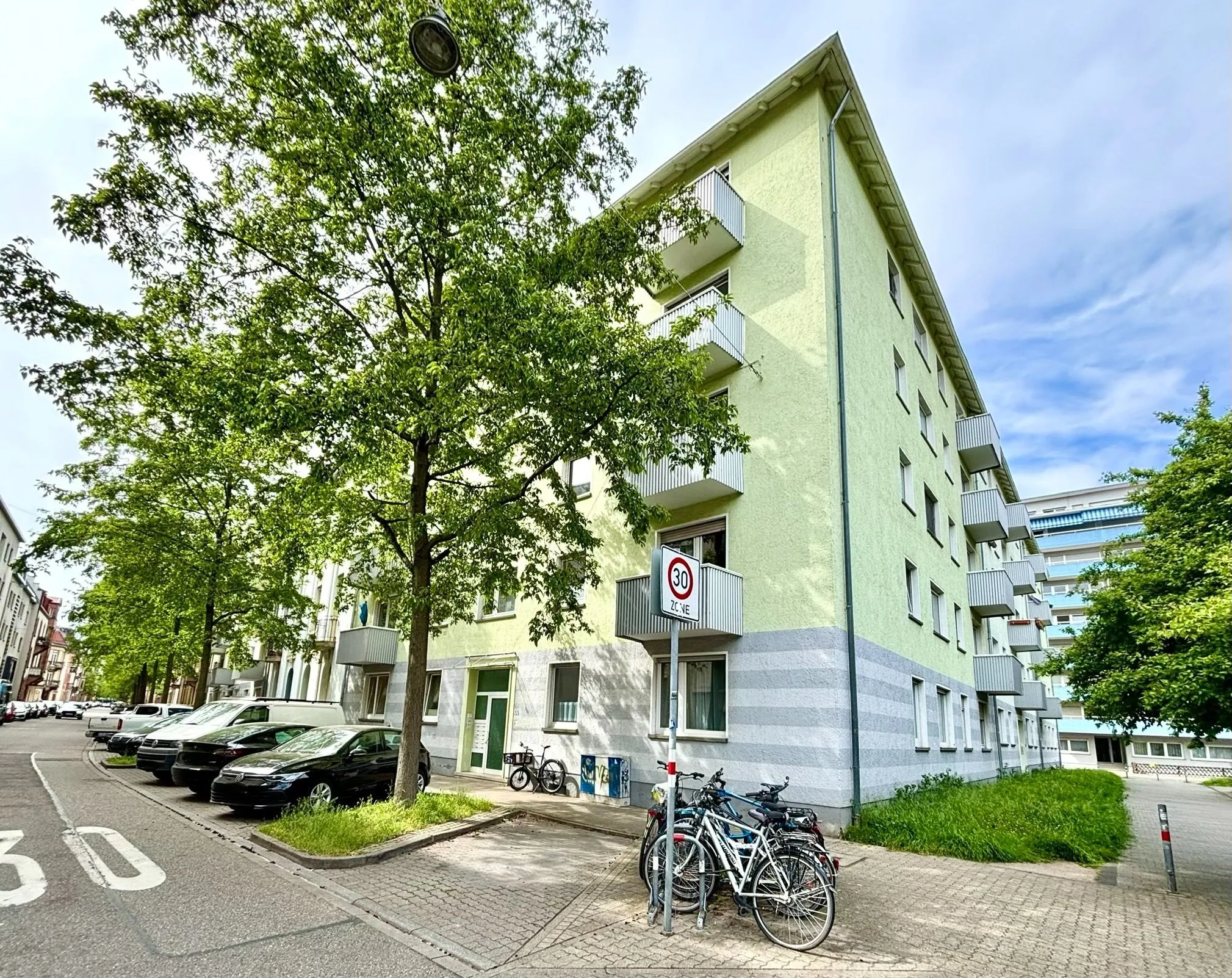 Immobilienangebot - Karlsruhe - Alle - 2-Zimmer-EG-Wohnung in Top-Lage – Oststadt