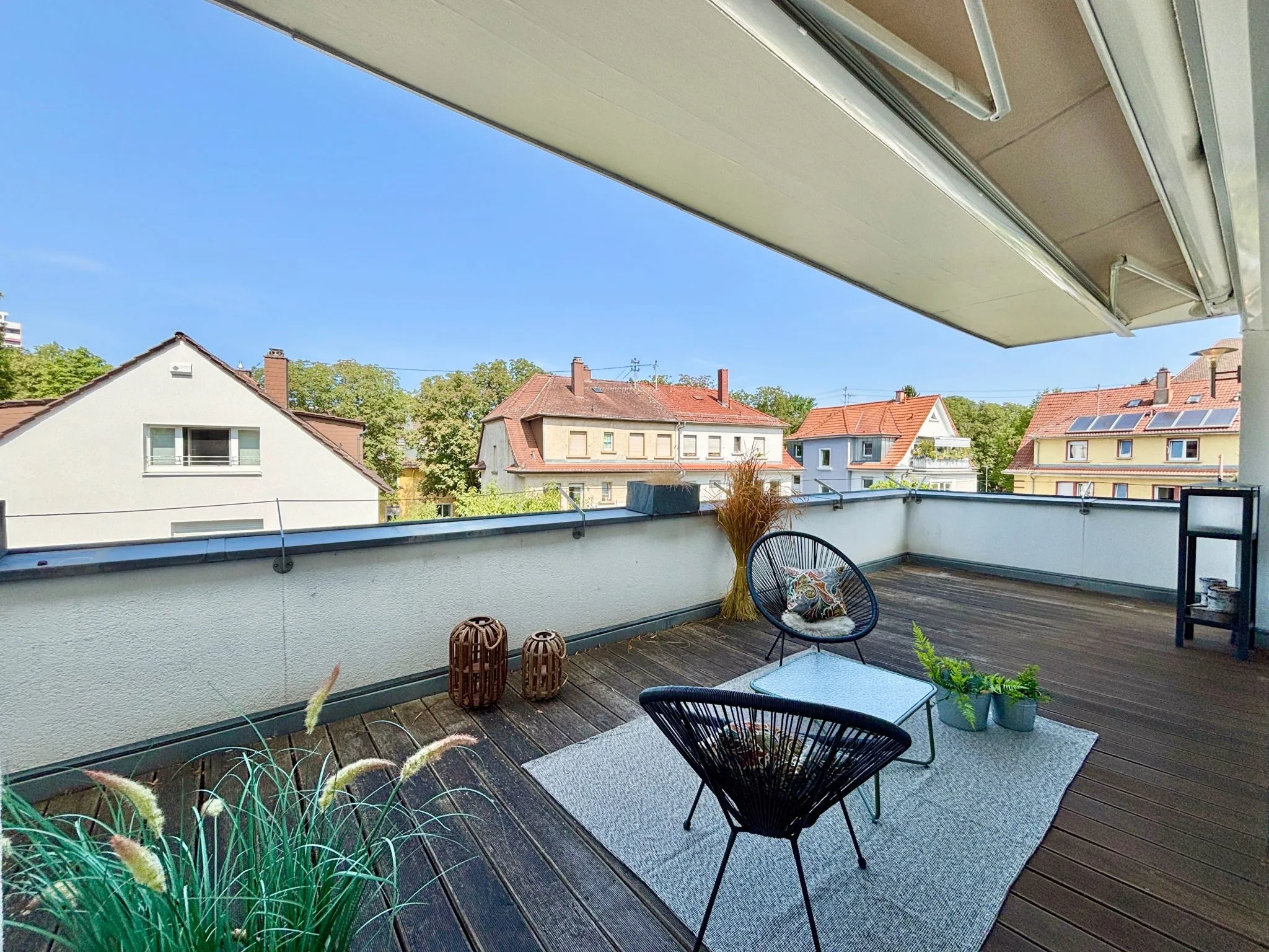 Immobilienangebot - Karlsruhe - Alle - Exklusive Maisonette-Penthouse-Wohnung mit großer Terrasse im Herzen von Durlach