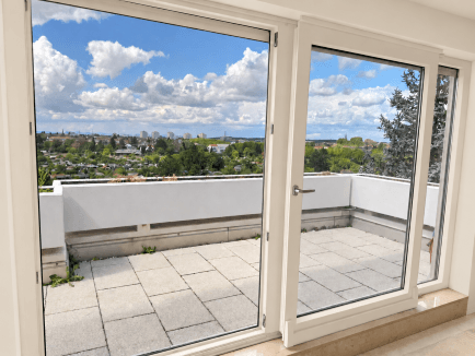 Immobilienangebot - Karlsruhe - Alle - Wohnen über Karlsruhe – großzügige 4,5-Zimmer-Wohnung mit Westterrasse und Panoramablick
